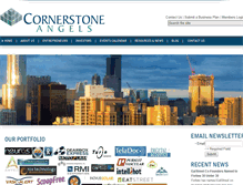 Tablet Screenshot of cornerstoneangels.com